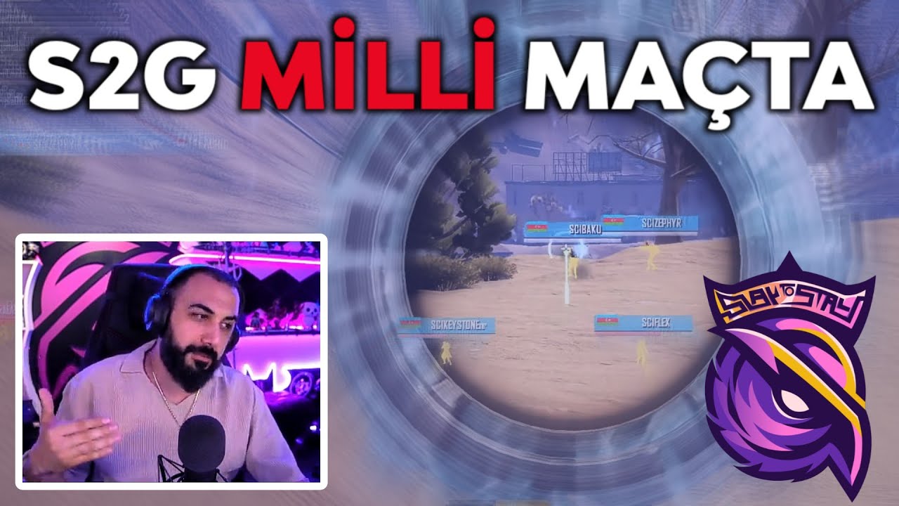 Barış G S2G'NİN MİLLİ MAÇINI İZLİYOR | PUBG MOBILE ESPORTS