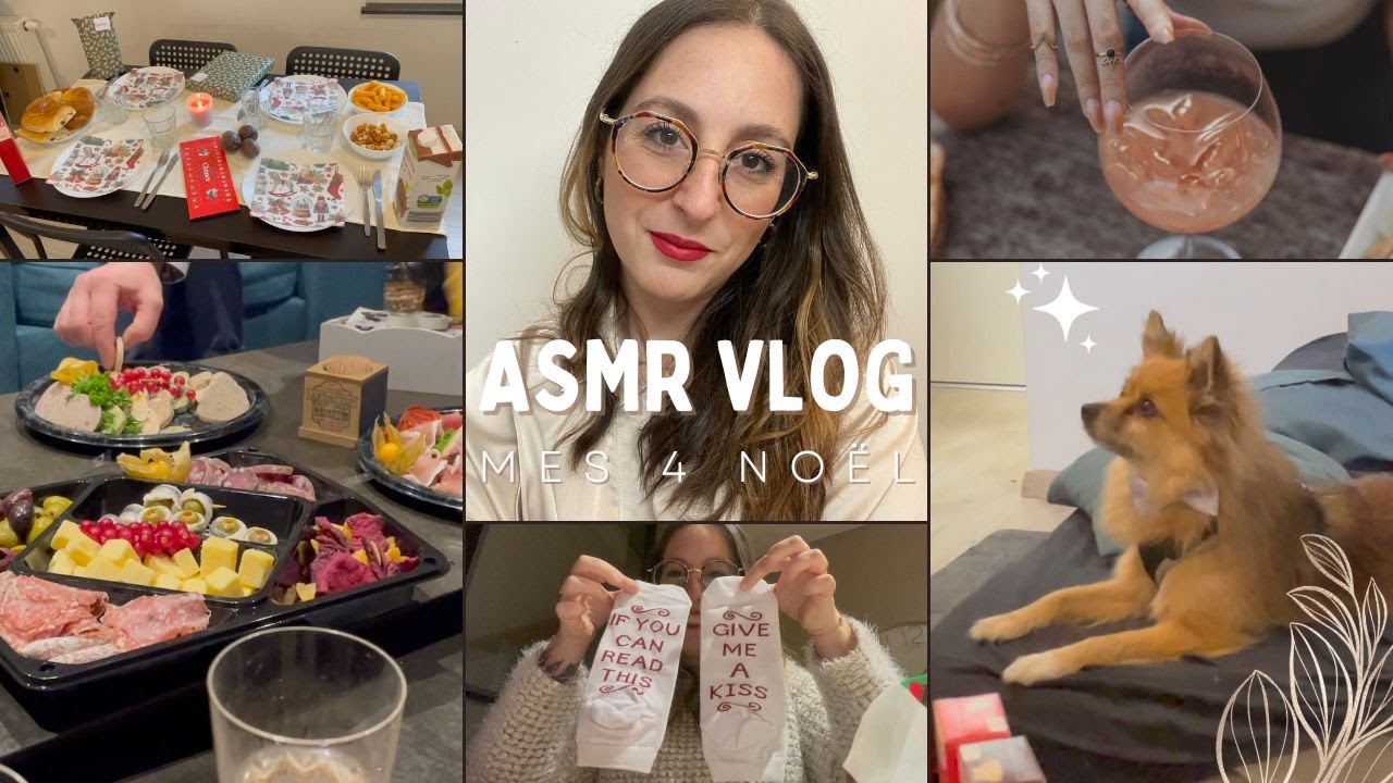 ASMR VLOG - MES 4 NOËL ☃️❄️🎁