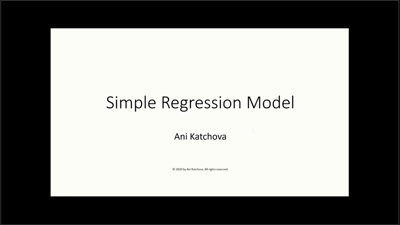 Simple Regression Model