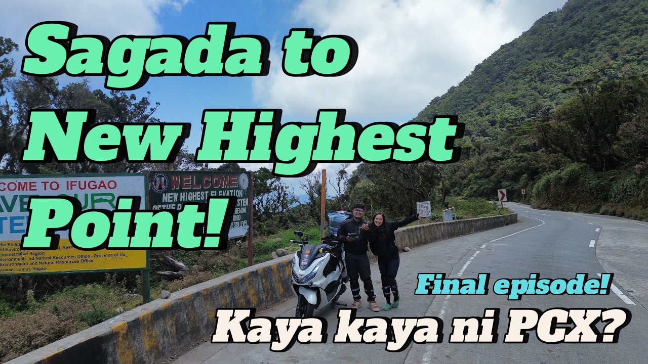 Sagada to New Highest Point Ride 2024 | Honda PCX 160 | Couple Ride