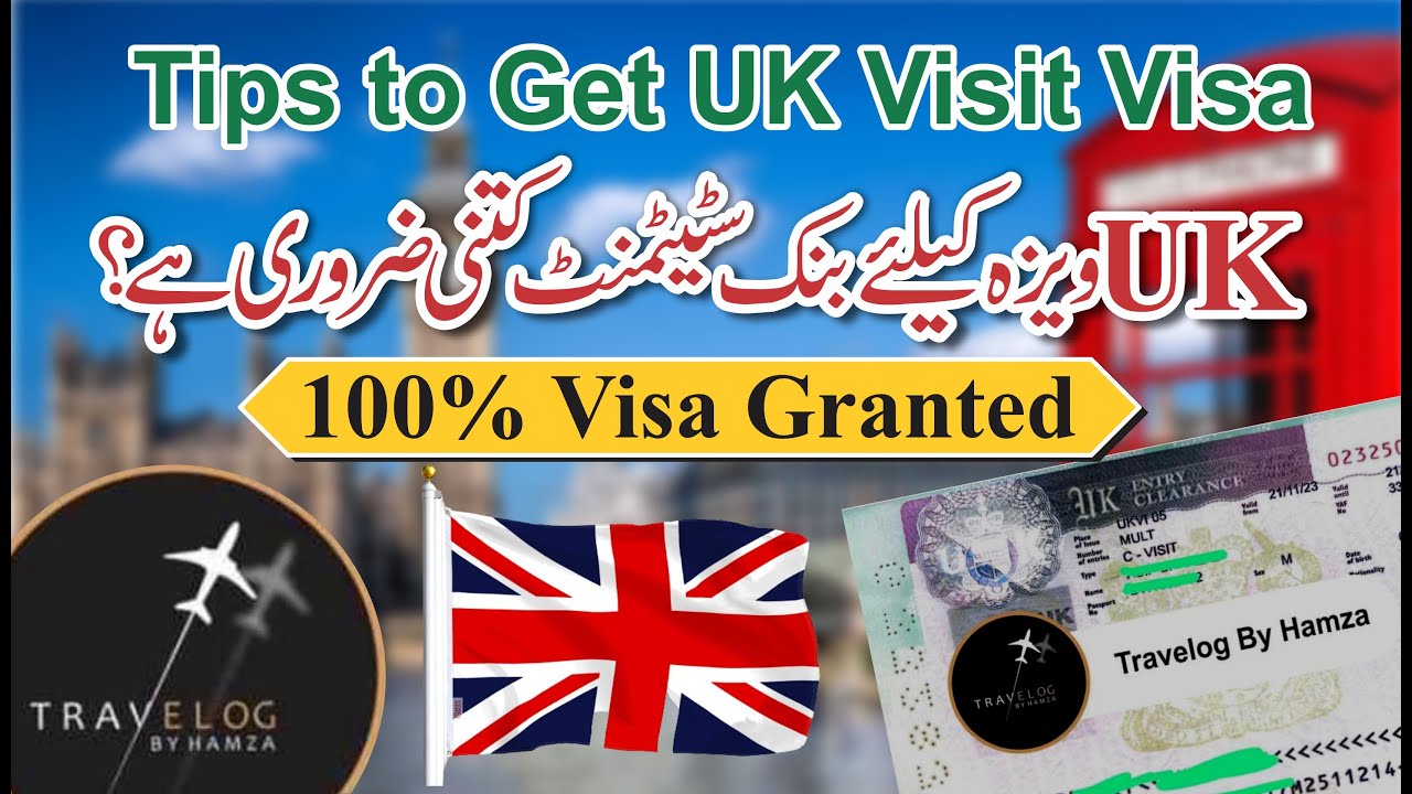 Uk Visit Visa Tips | Bank Statement for Uk Visa | Documents to get UK Visa from Pakistan