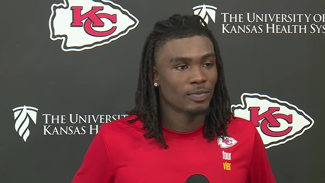 Rashee Rice talks following the Chiefs second preseason game