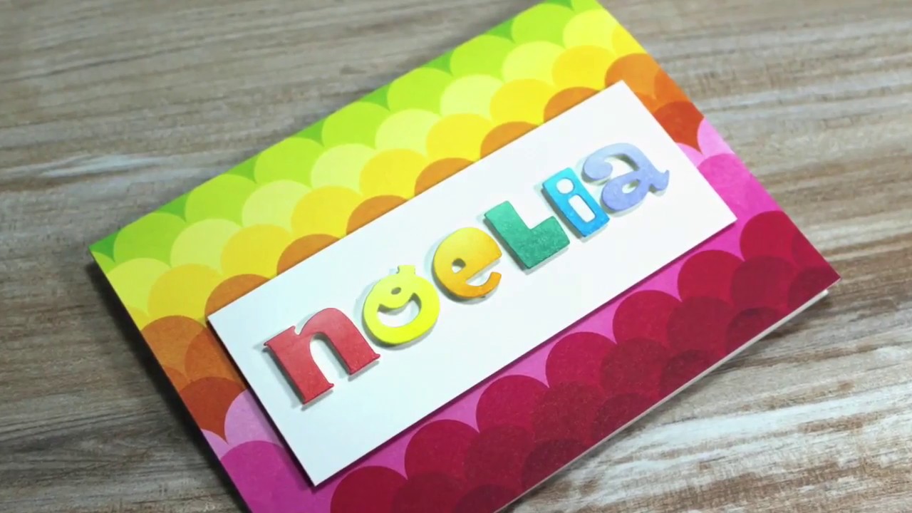 Tarjetas con pop up de Hema y troquel de Paper Smooches
