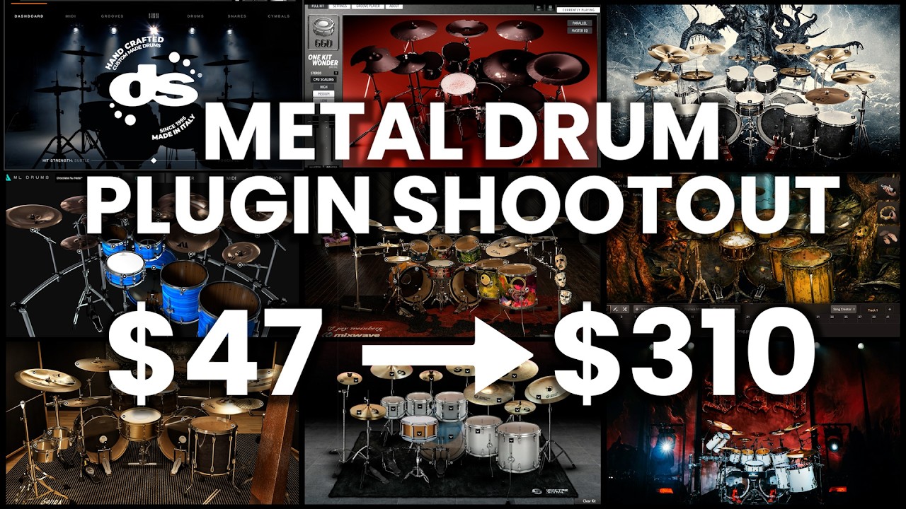 9 Best Paid Metal Drum Plugins - Shootout!
