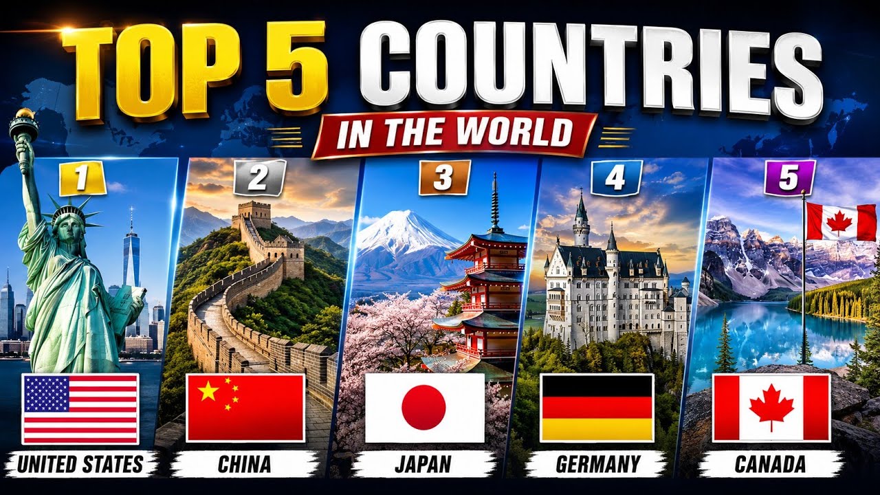 Top 5 Most Powerful Countries in the World (2026) 🌍