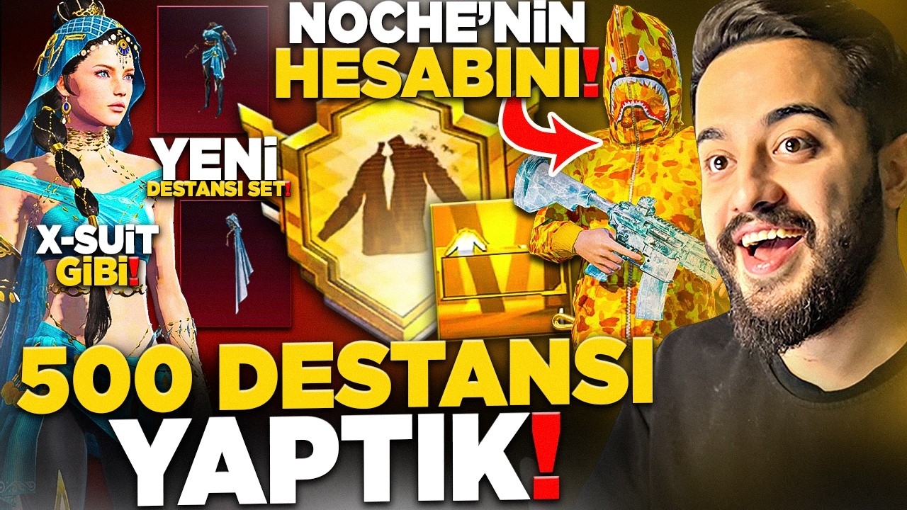 NOCHEYİ 500 DESTANSI YAPTIK! OYUNUN EN İNCE SETİ GELDİ! PUBG Mobile