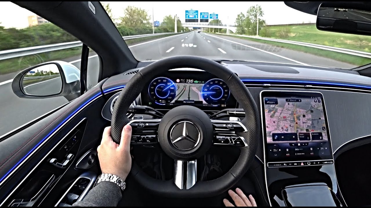 The New Mercedes EQE AMG Test Drive