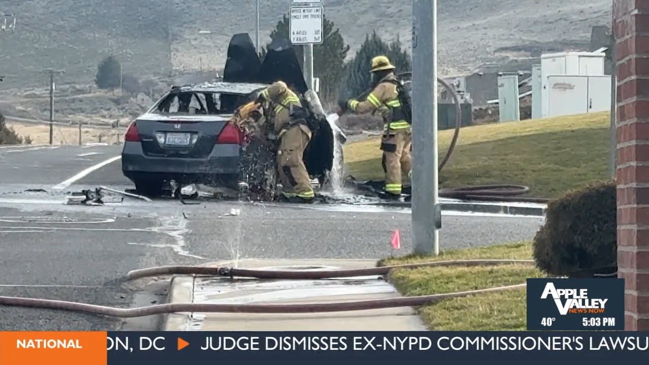 Two-vehicle crash leads to fire; Kennewick officials investigating