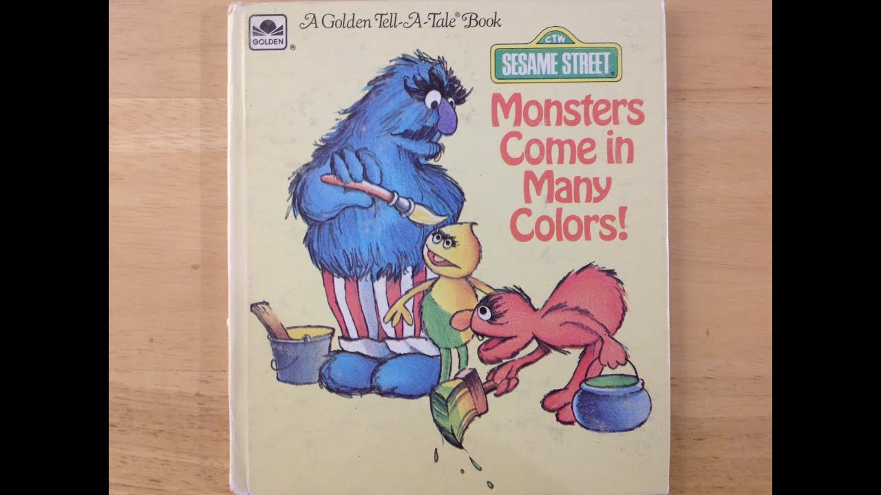 Kids Book Read Aloud: Sesame Street's Monsters Come in Many Colors!
