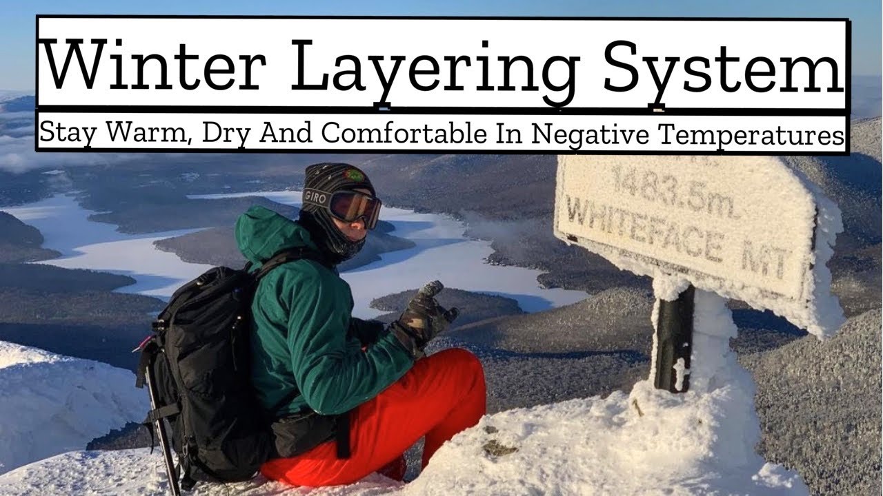 How to Dress for Winter Hiking in the Mountains | My Winter Layering System |  Tips & Tricks