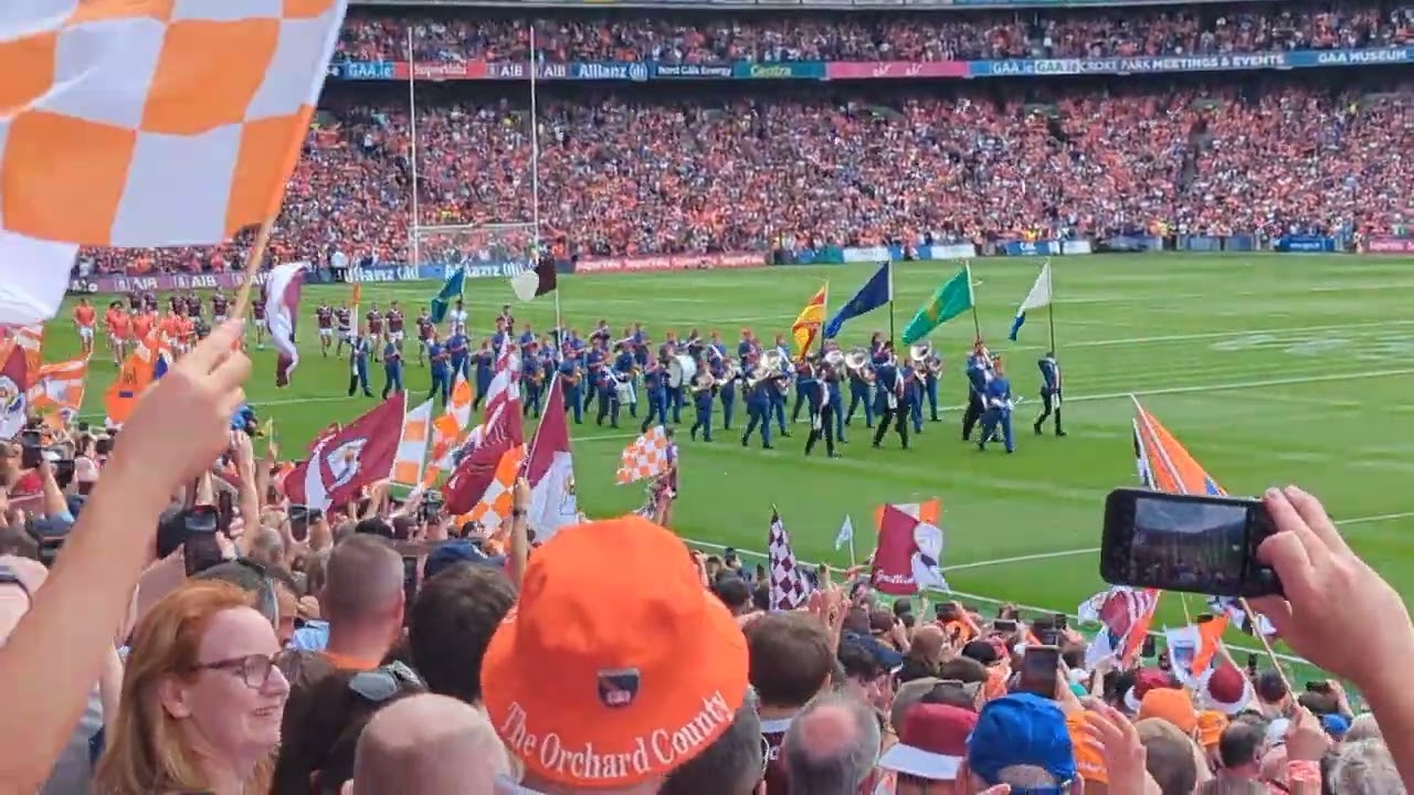 THE ROAR OF THE CROWD | Artane Boys Band Parade | Armagh v Galway All Ireland Football Final 2024
