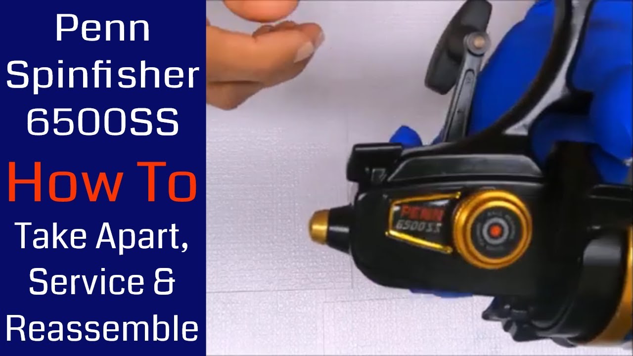 Рыболовная катушка Penn Spinfisher 6500SS — как разобрать, обслужить и собрать