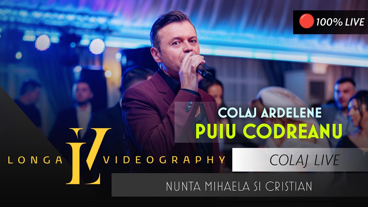 Puiu Codreanu ❌ Formatia Generatia 9 - Colaj Ardelene 🎷 Nunta Mihaela & Cristian