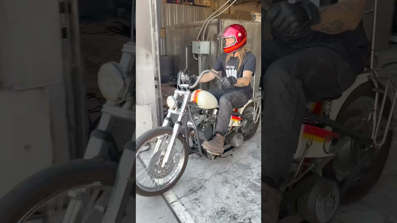 Bending a set of pullback/buckhorn handlebars #edwardrichie #handmade #harley #choppers