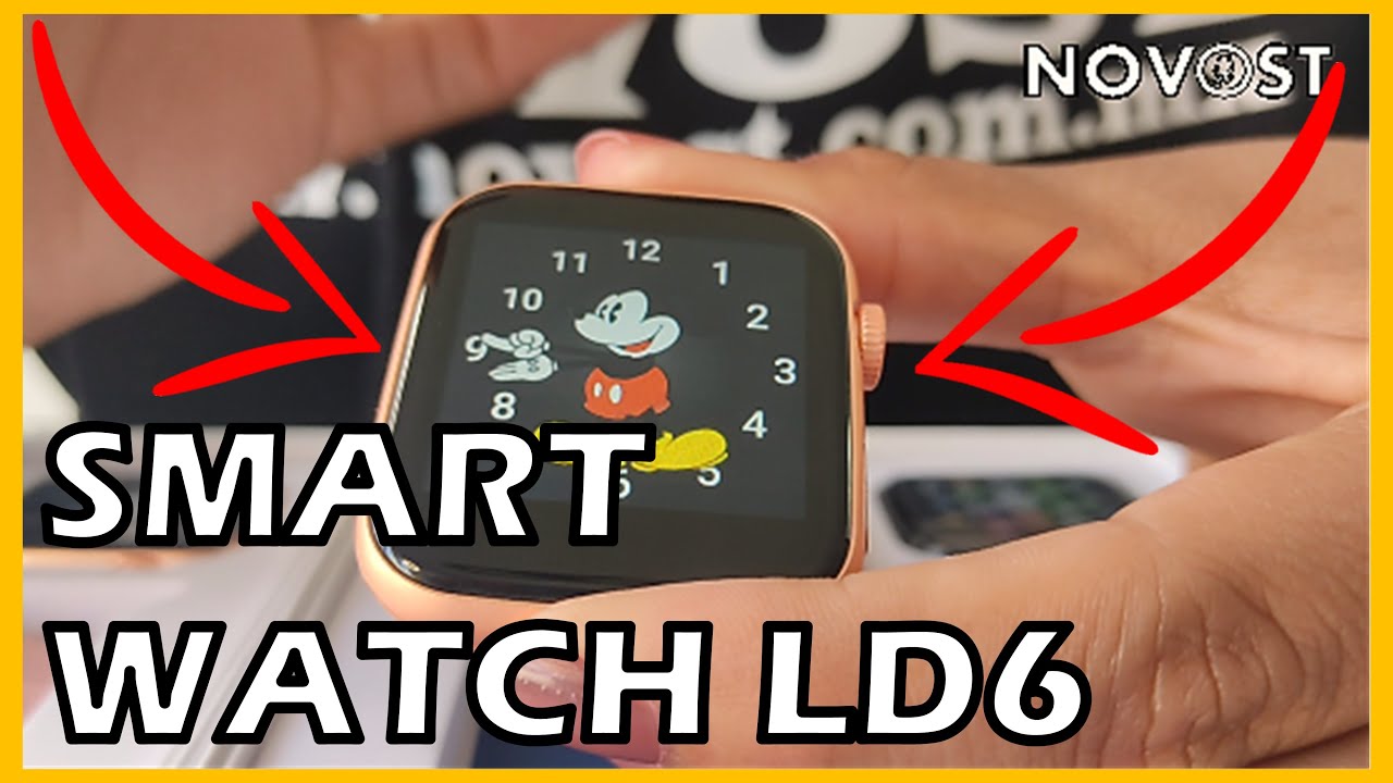 Review SMARTWATCH LD6 ▶ Reloj Inteligente LD6 | SMARTWATCH NUEVO 2021 ⌚🤩 Smartwatch Barato y Bueno