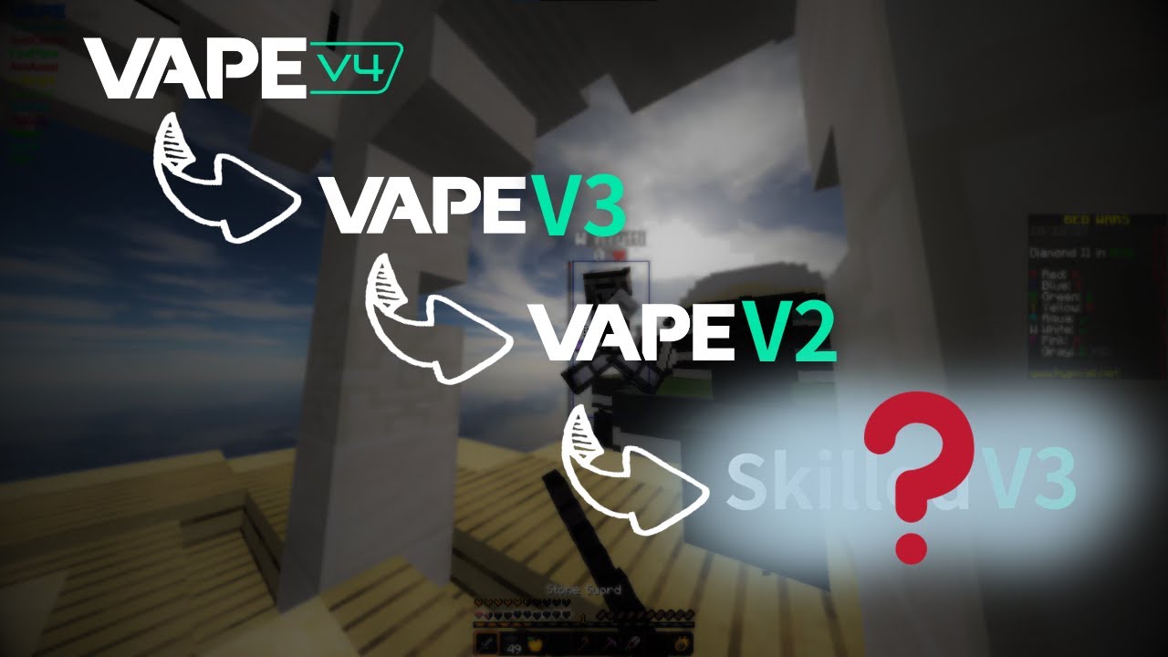 Hypixel Bedwars, but every time I win, My Vape Downgrade.