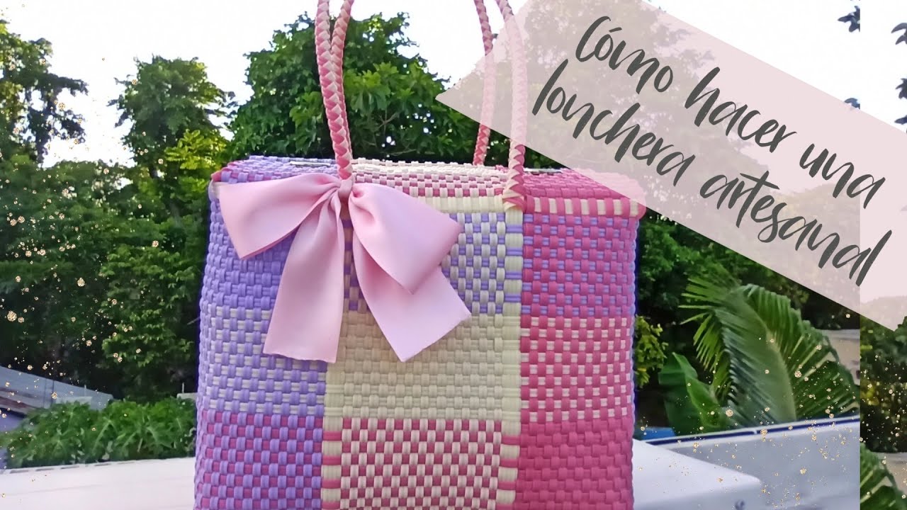 CÓMO HACER UNA BOLSA ARTESANAL MEXICANO 👜(LONCHERA)|PARTE UNO How to make a bag handicraft mexican