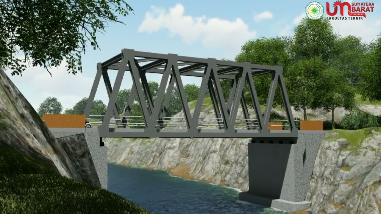 animasi perencanaan Pembangunan jembatan kelompok 2 kelas A1