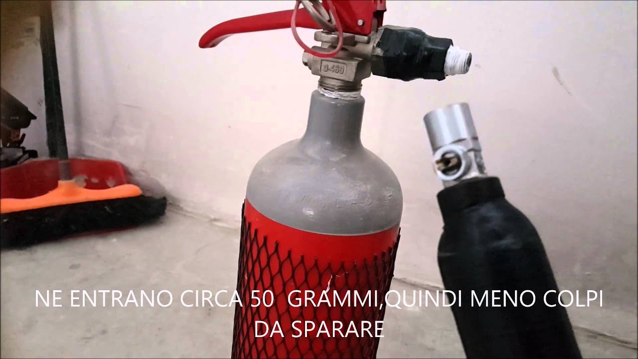 HAMMERLY 850 AIRMAGNUM RICARICARE LA BOMBOLA DI CO2 PARTE 3