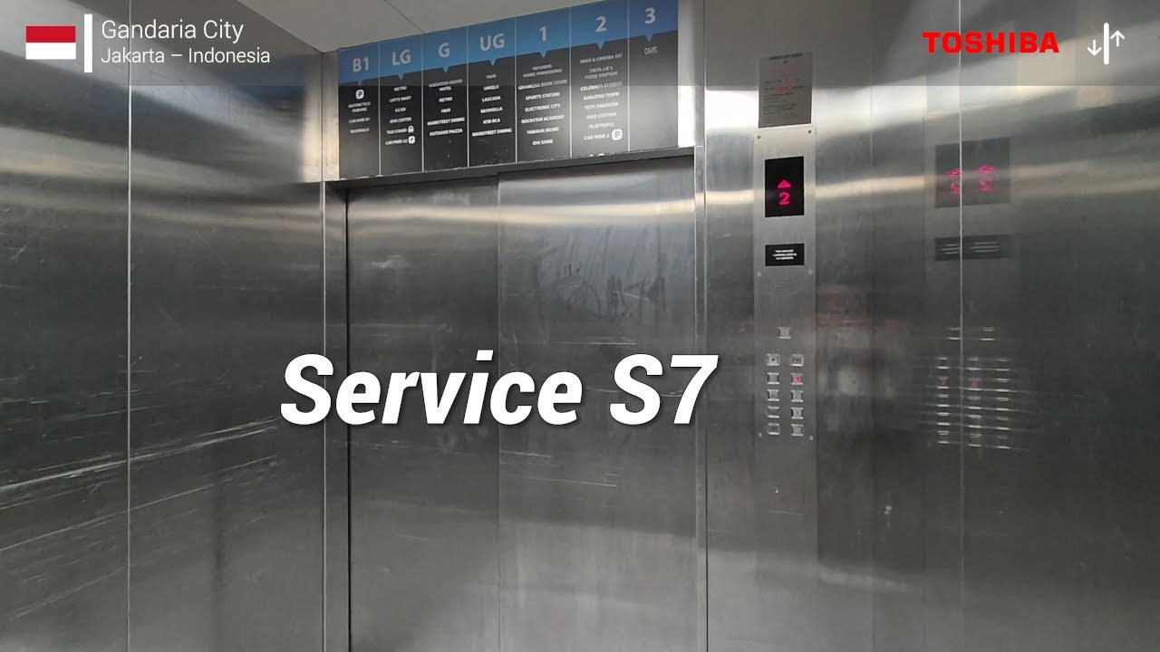 Toshiba Service Elevator | Gandaria City, Jakarta, ID (Elevator S7)