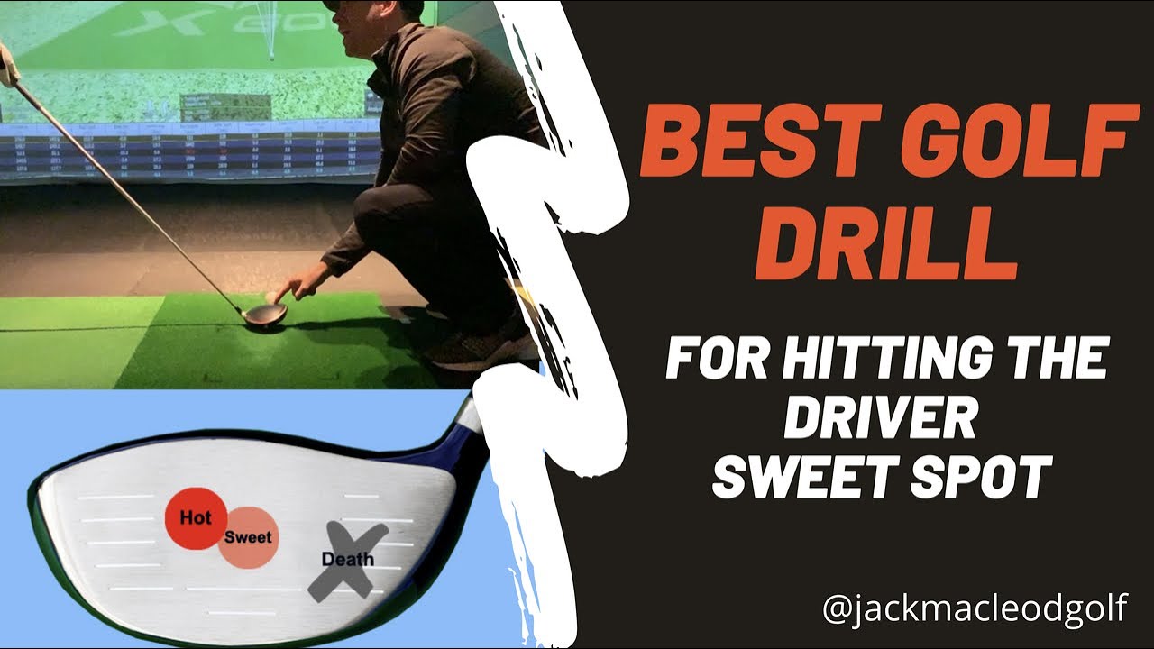 THE BEST GOLF DRILL for hitting the driver sweet spot!