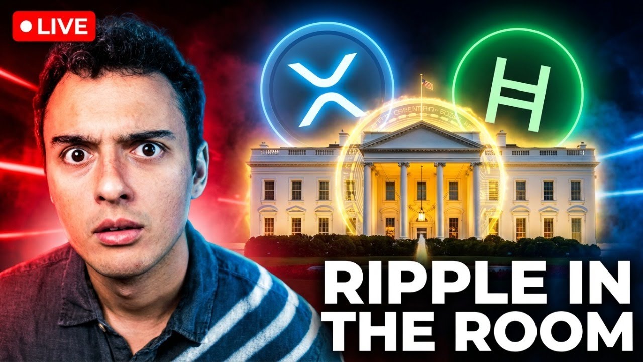 🔴 XRP, HBAR! White House Crypto Meeting LIVE REACTION &mdash; Ripple Is IN THE ROOM