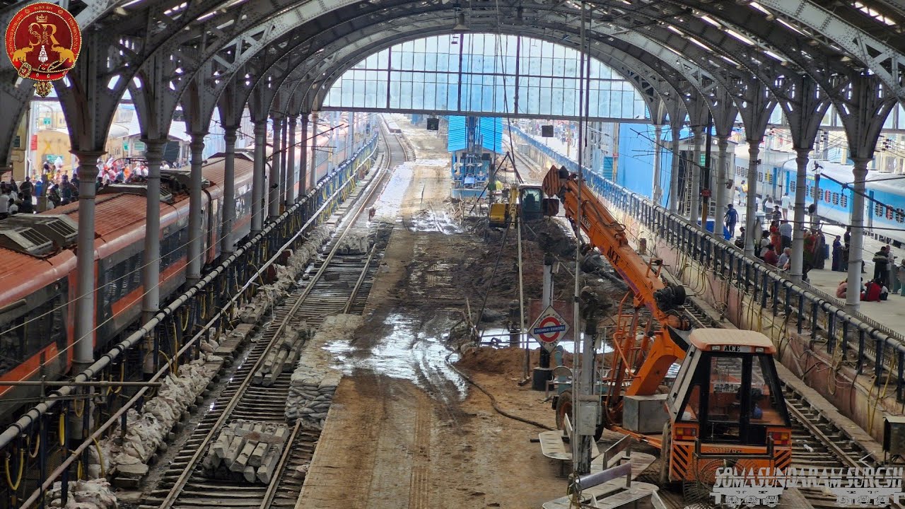 சென்னை எழும்பூர் CHENNAI EGMORE RAILWAY STATION REDEVELOPMENT WORKS UPDATE | 