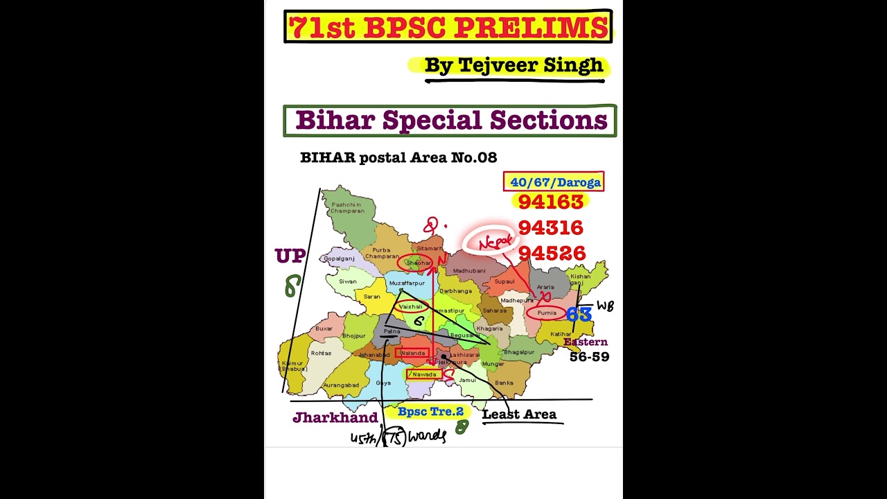 71st BPSC PRELIMS||Bihar Special||MAPS #bpsc