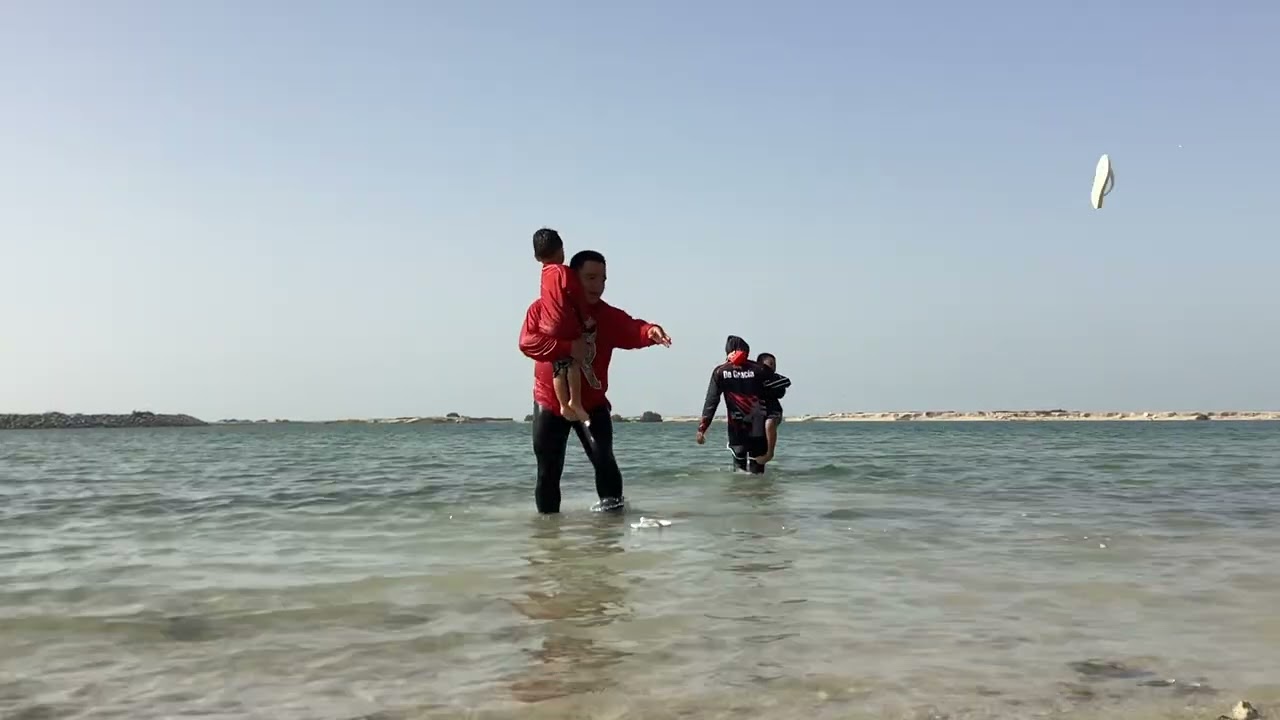 My first beach in 2022 feb 18 dubai