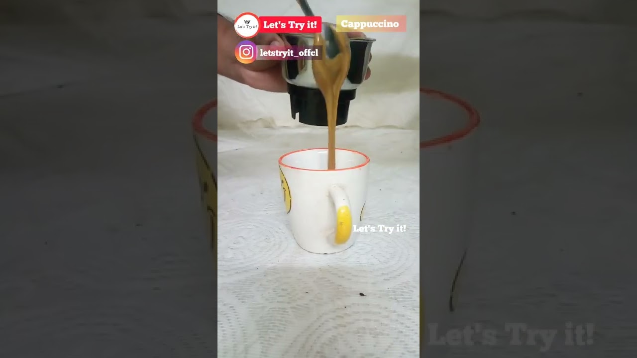 Cappuccino #letstryit #cappuccino #cooking #shorts #shameeskitchen