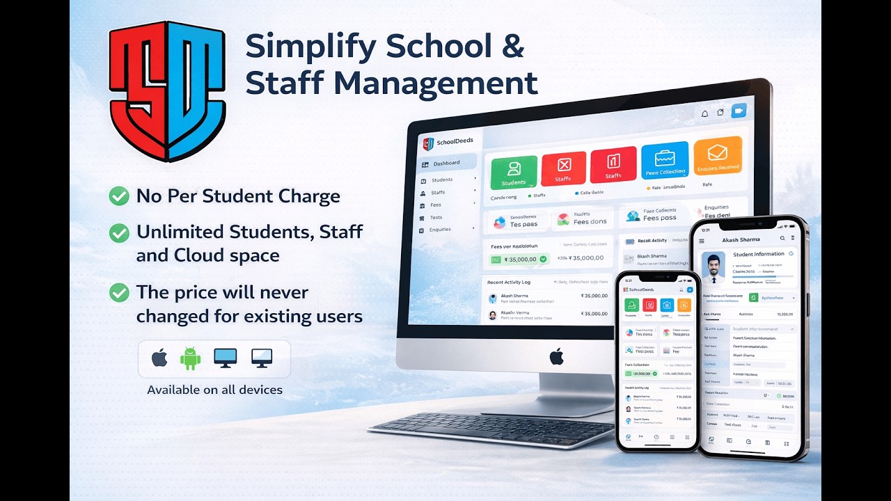 Struggling with School Fee Management? Complete School ERP Solution (No Per Student Charges)