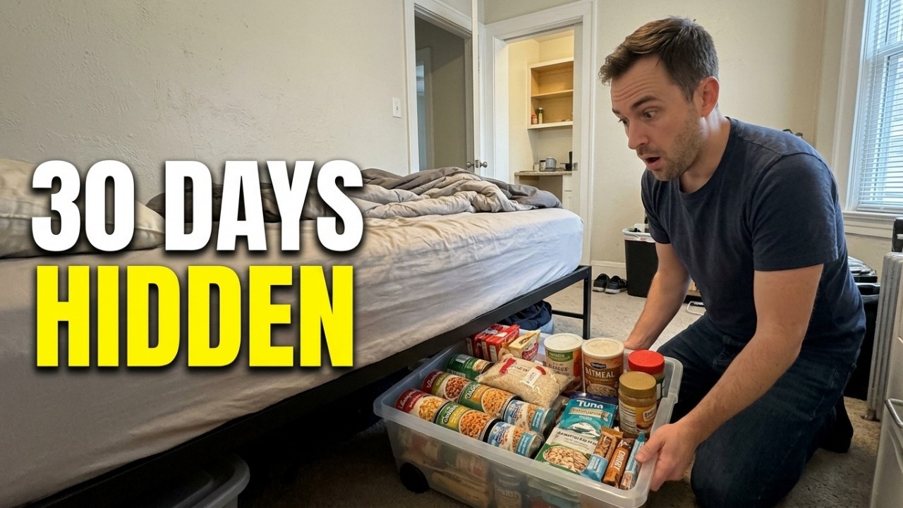Small Apartment Survival: Where to Hide 30 Days of Food