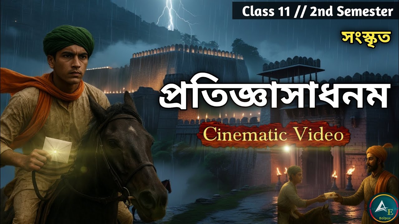 প্রতিজ্ঞাসাধনম | সংস্কৃতের অনন্য কাহিনি | Class 11 Sanskrit 2nd Semester Cinematic Video