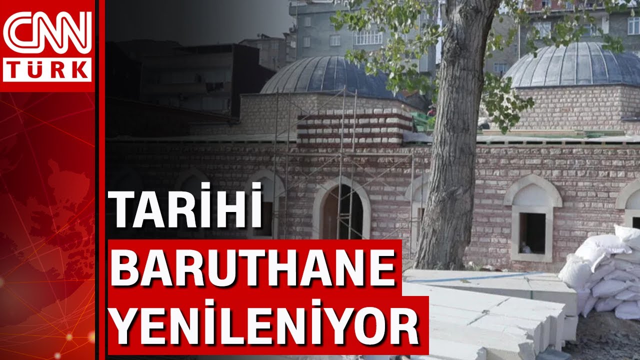 444 yıllık tarihi Baruthane yapısı yenileniyor