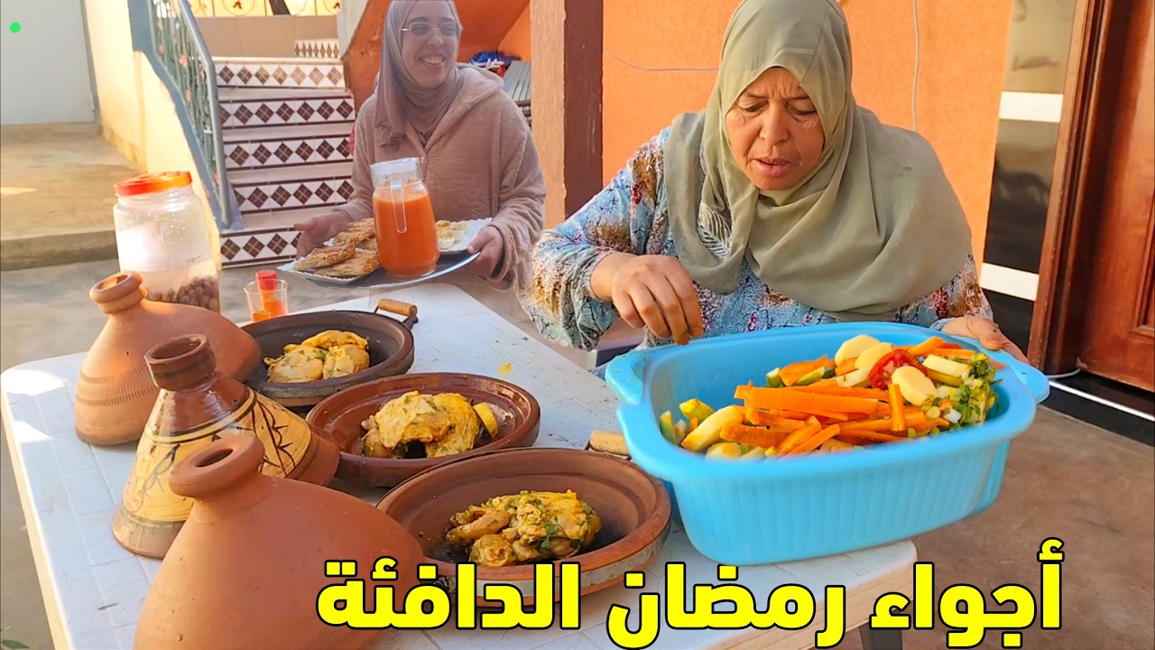 نكهة رمضان في بيت مي هموشة… طاجين على الطريقة التقليدية