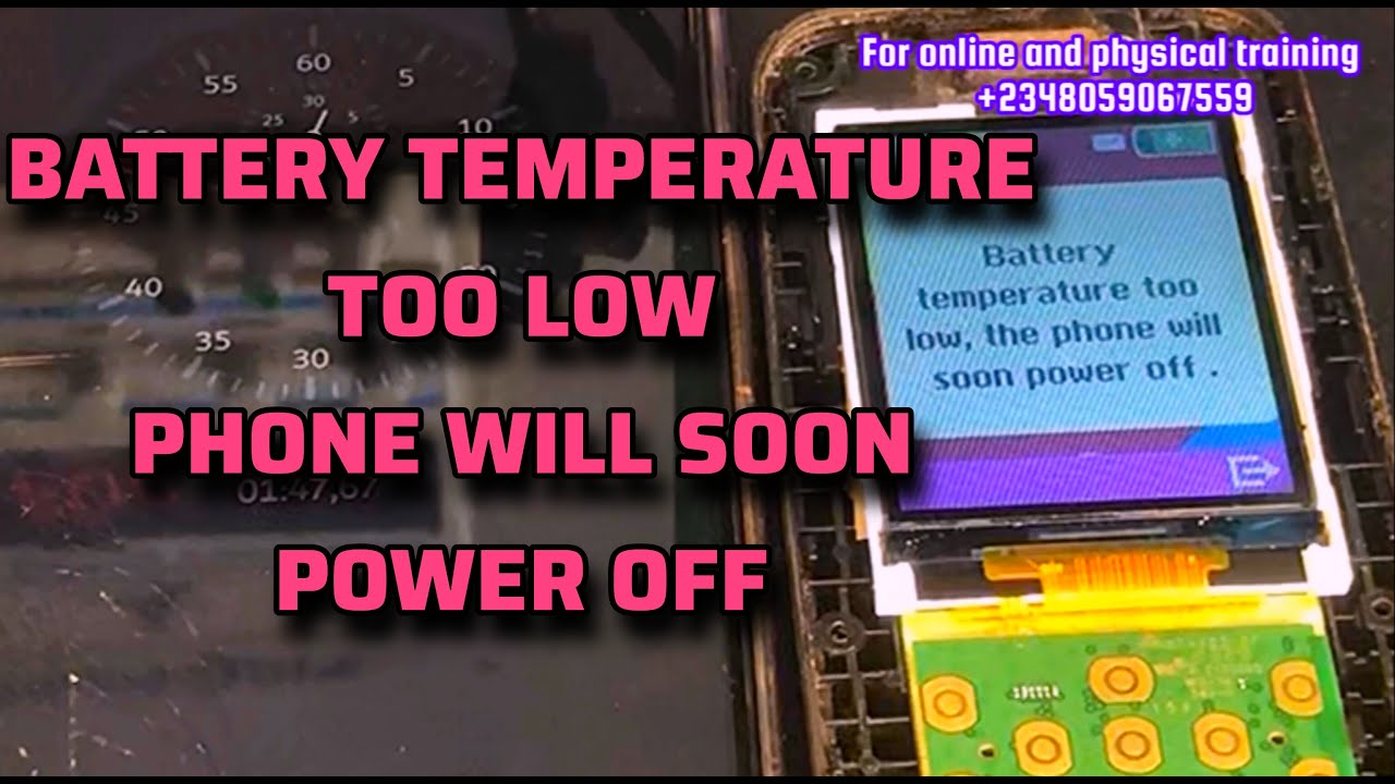 Common keypad Phone Battery Temperature too low Itel 2166, or Tecno Phones