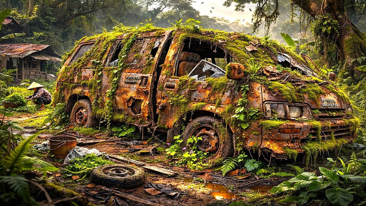 🚗 $2000 Abandoned TOYOTA Restoration – Reviving a Decades-Old Forgotten Classic Car Like New🔥