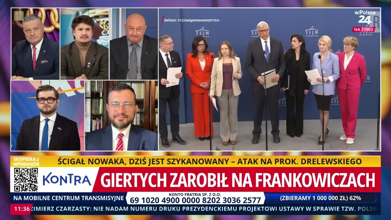Miliony dla Giertycha w procesach przeciw frankowiczom! Kontra