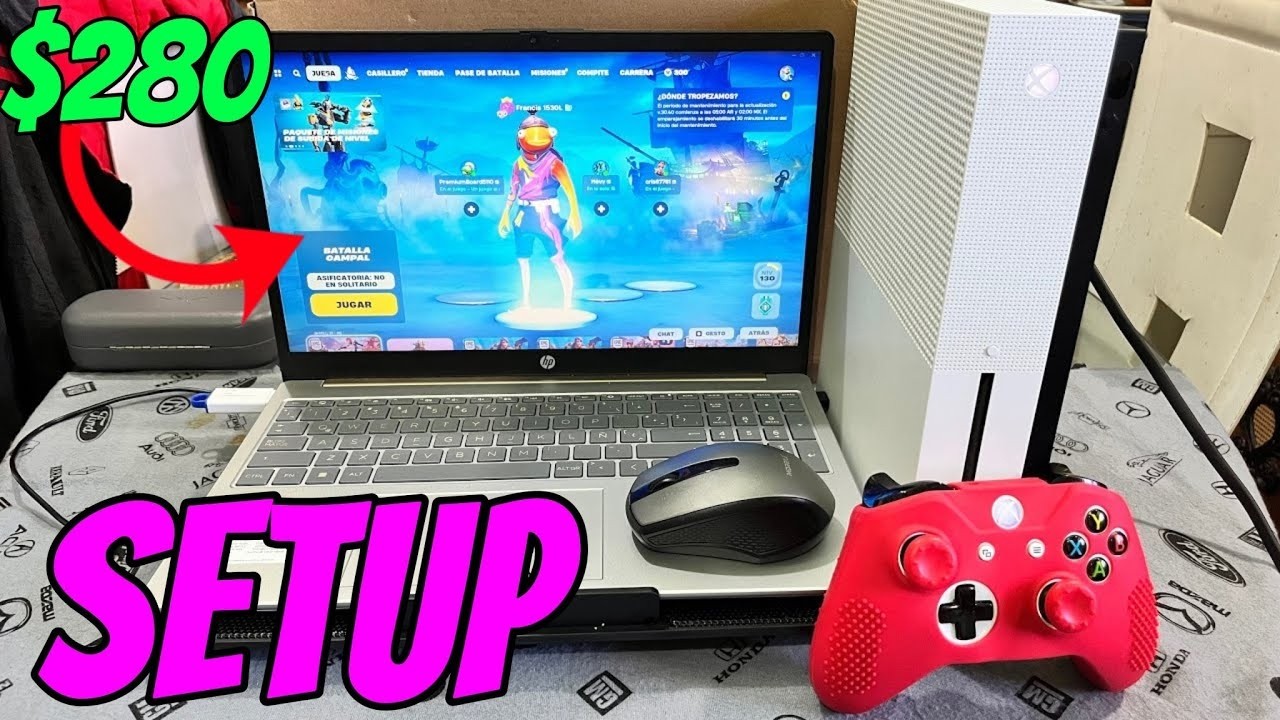 Hice un SETUP con una XBOX ONE S para jugar FORTNITE