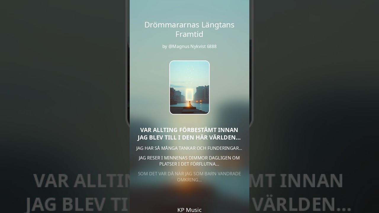 Drömmarnas Längt... - Jazz Version - 13/1-2026 - 💐 🍀🌻💐 - Magnus Nykvist 6888 - Älvdalen Dalarna 