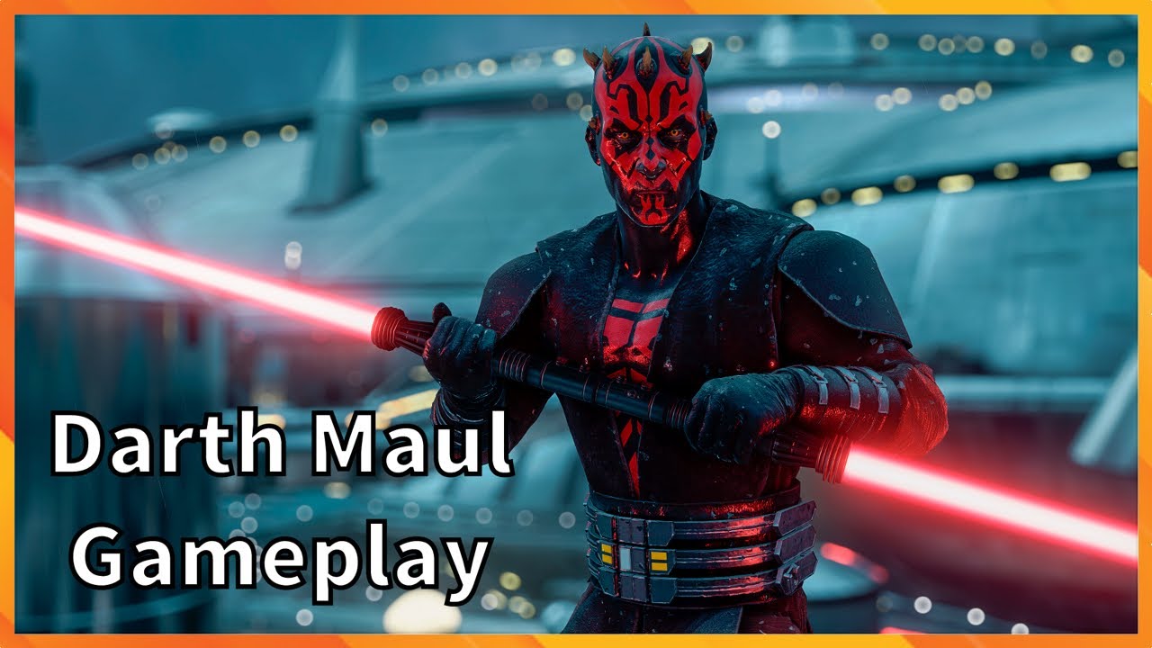 Mandalore Darth Maul Gameplay Star Wars Battlefront 2