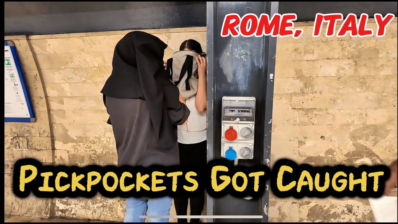 Pickpocketers Got Caught Again in Rome Metro