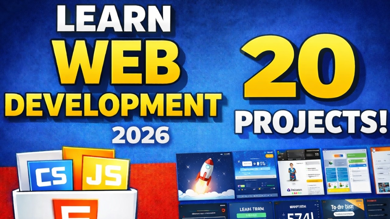 Проекты HTML, CSS, JavaScript — 20 проектов HTML, CSS, JS 2026