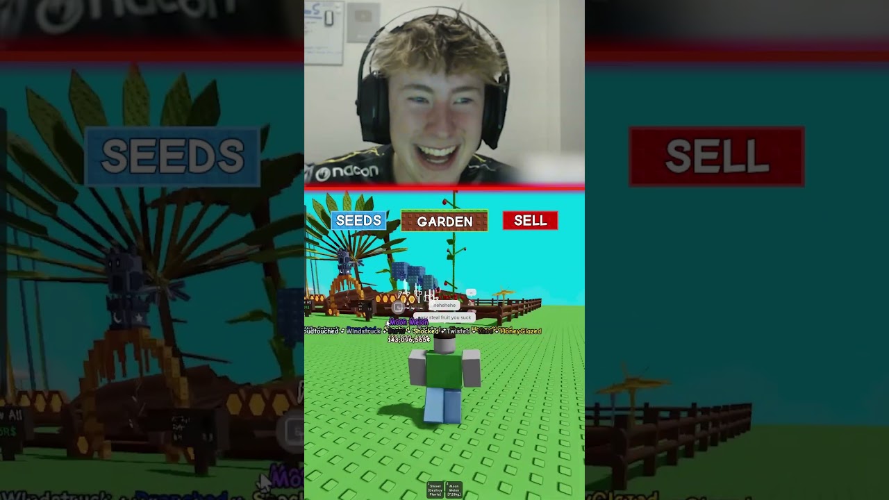 Fortnite Pro Plays Grow A Garden 😭