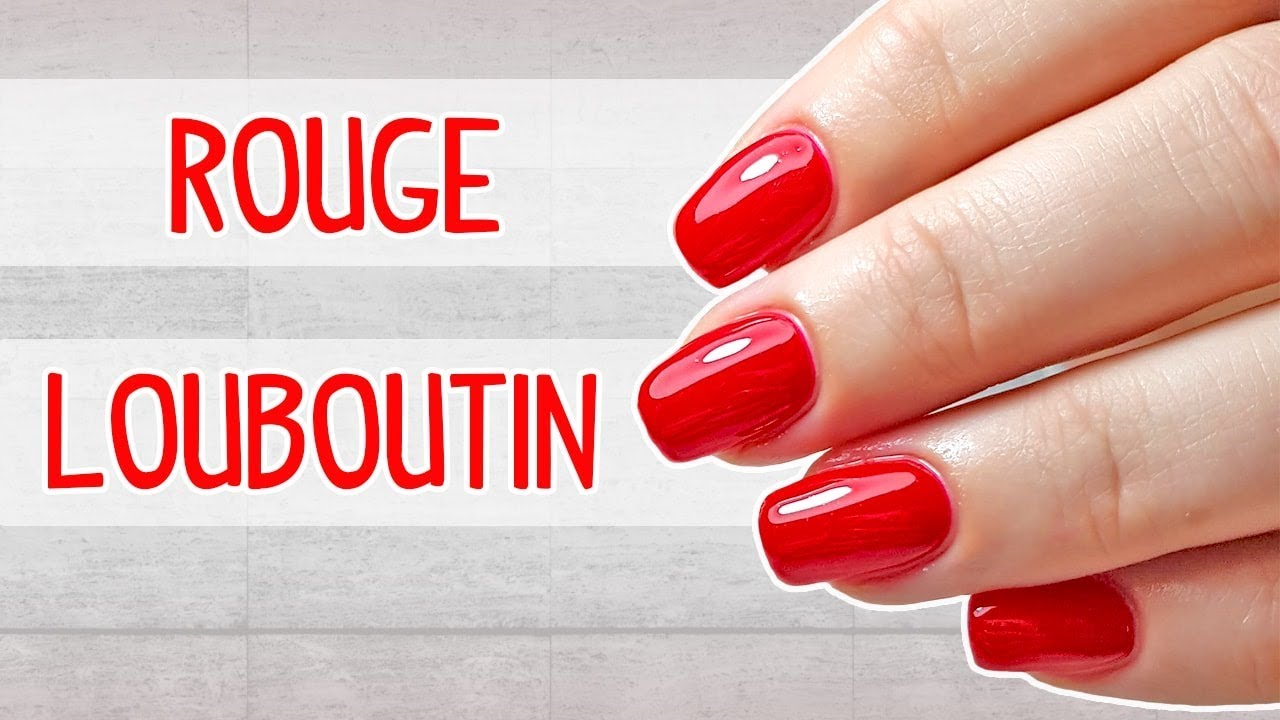 REMPLISSAGE EN GEL ROUGE LOUBOUTIN