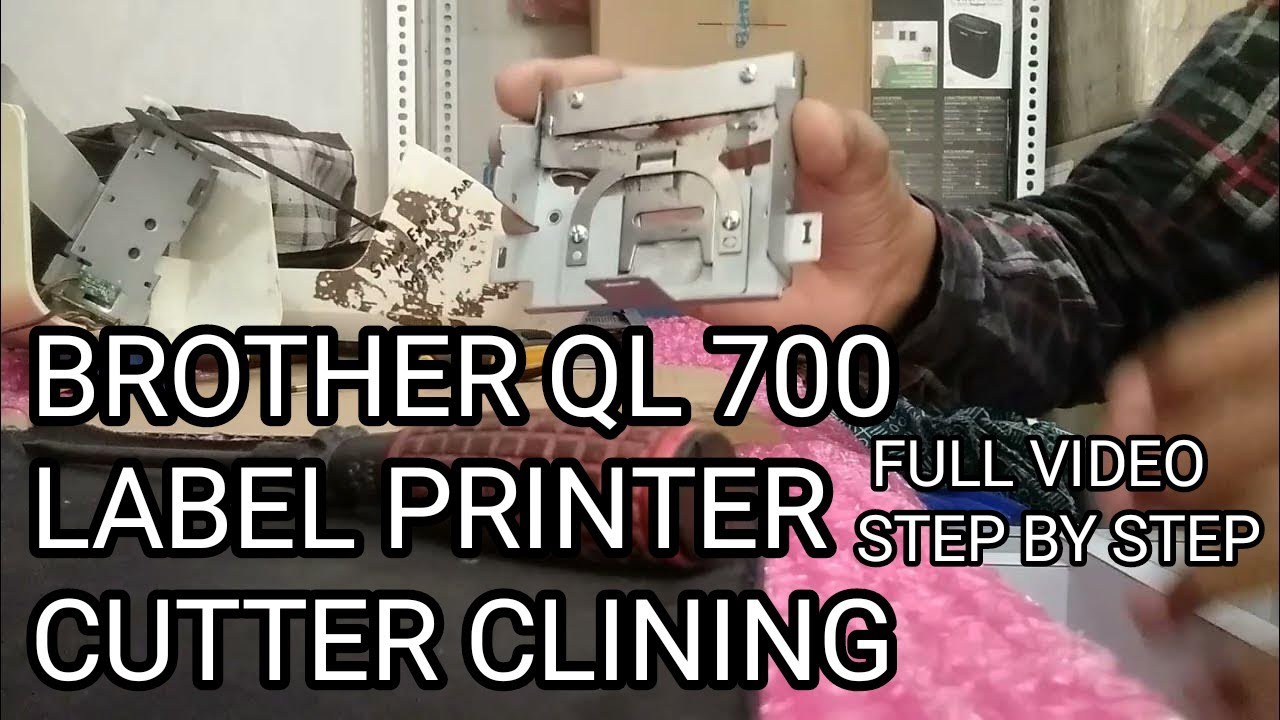 HOW TO REPAIR BROTHER QL 700 LABEL PRINTER  ! BROTHER QL 700 CUTTER CLINING