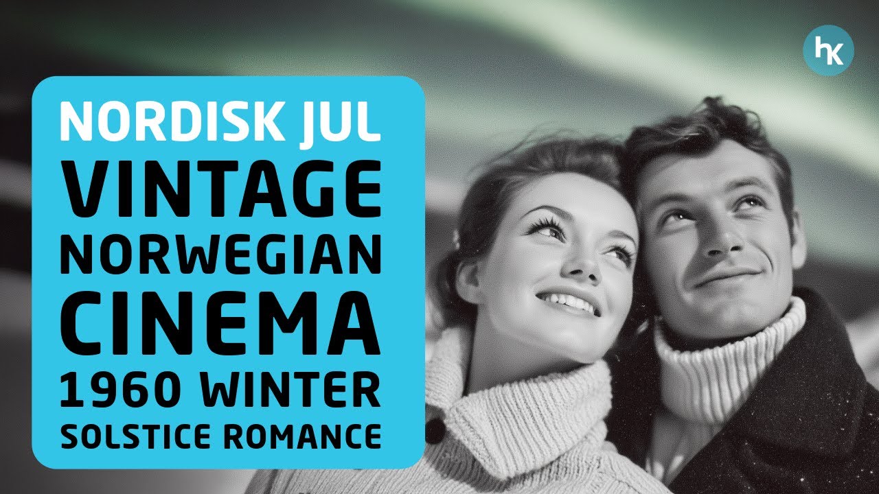 Nordisk Jul 🎄 | Vintage Norwegian Cinema | 1960s Winter Solstice Romance