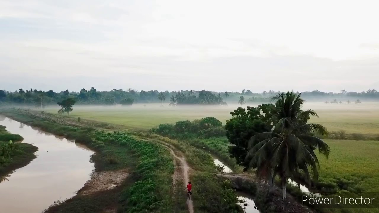 Suasana pagi di kampung ku.. Pertualangan Senja