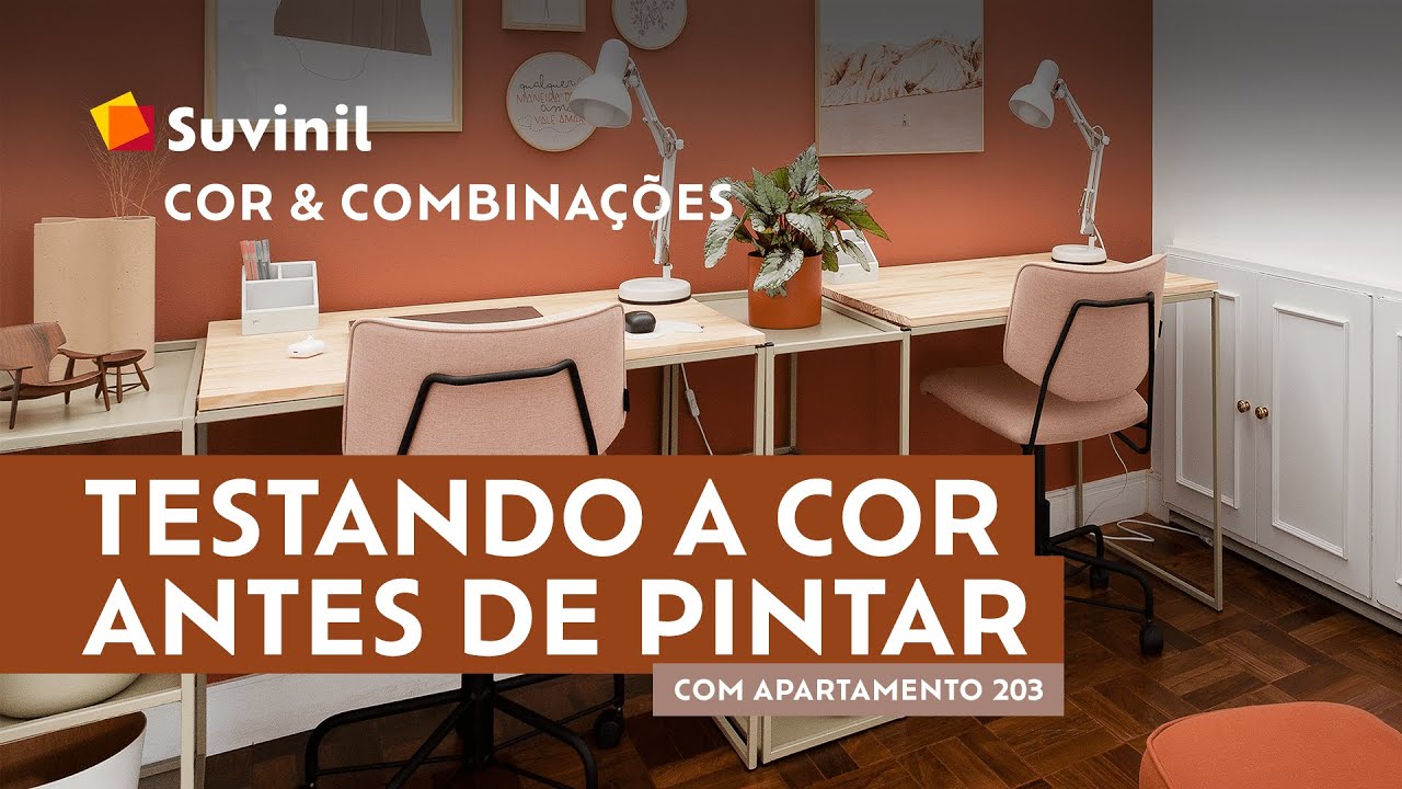 Como testar a cor antes de pintar? | Suvinil + Apartamento 203