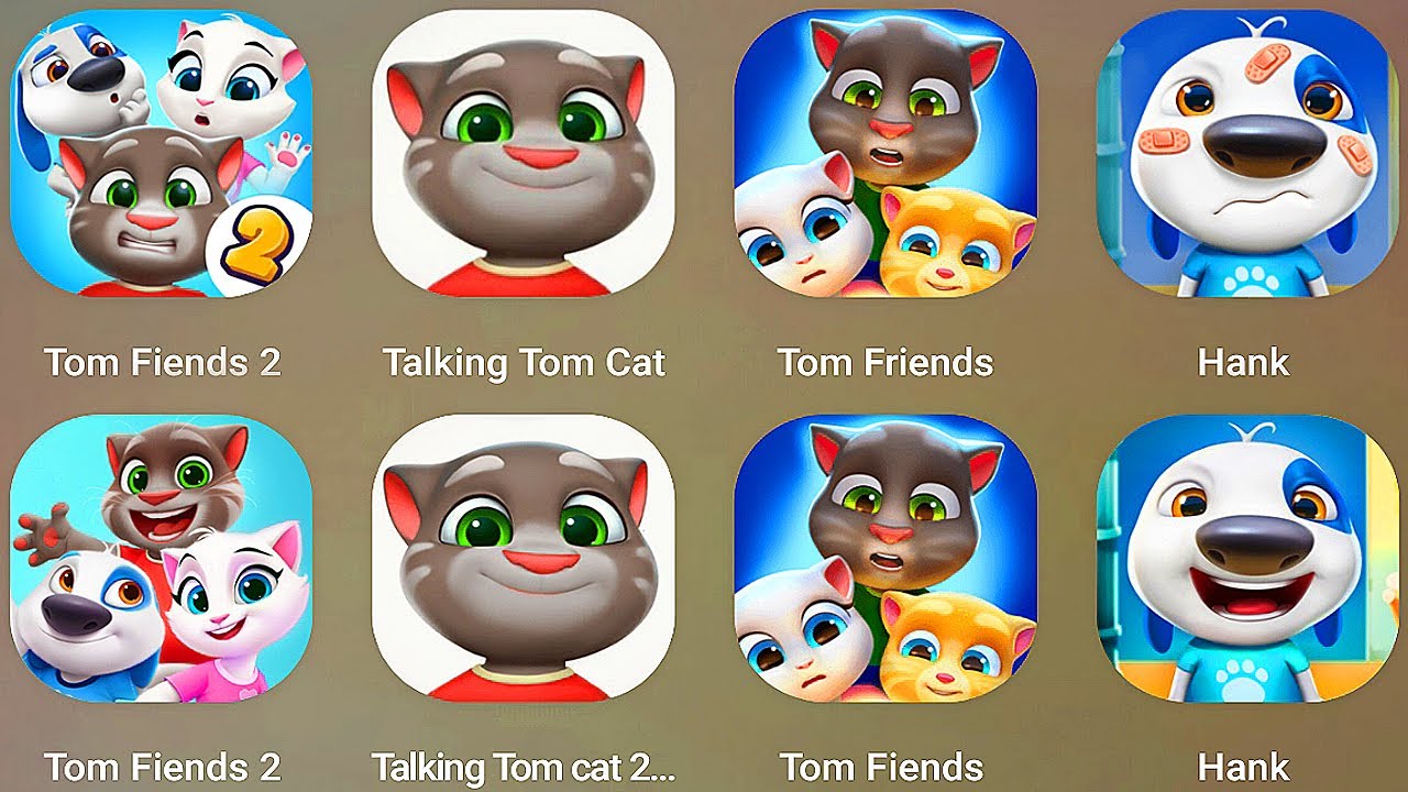 My Talking Tom Cat 2025,My Talking Tom finds,My Talking Hank,Talking Tom Finds 2,